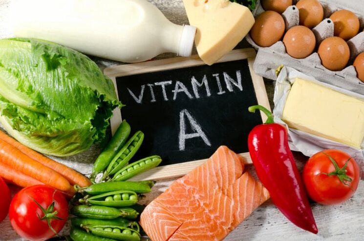 vitamina A în produse pentru potență