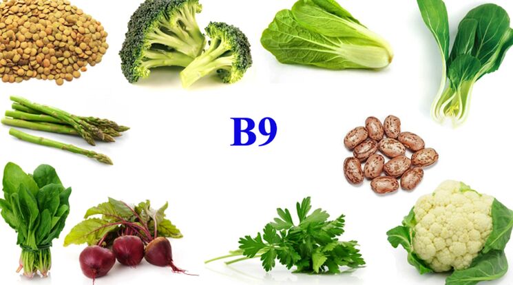 vitamina B9 în produse pentru potență